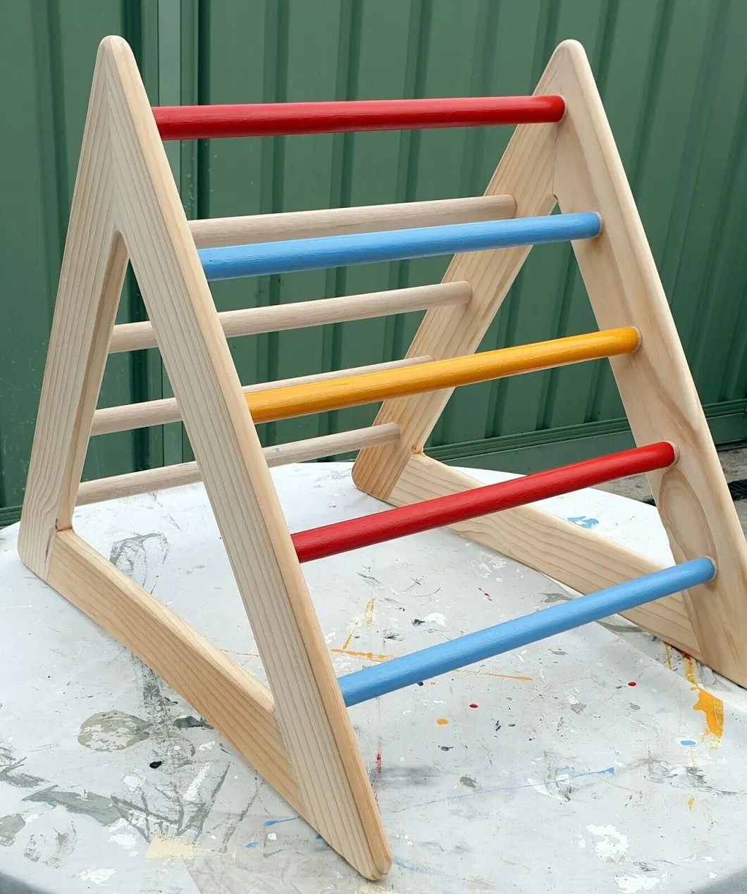 Climbing Frame Home Kids Zone Educational Playground Plywood Kids Wooden Climbing