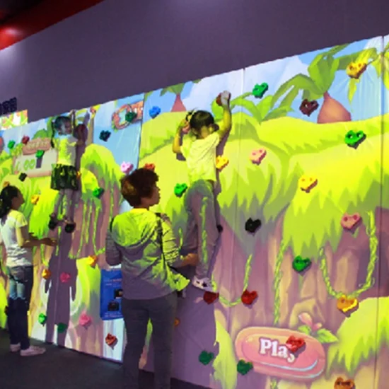 Fun Ar Wall Climbing Proyección interactiva para parque de atracciones para niños
