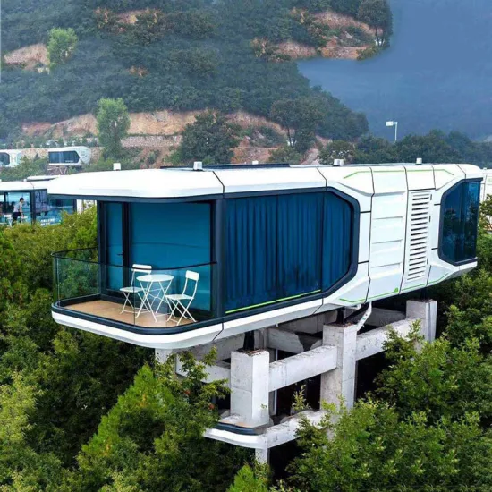 Pequeña y romántica casa de contenedores oceánicos, habitación de hotel prefabricada modular en venta